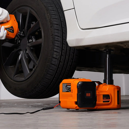 🔥 VEVOR 5-Ton Electric Car Jack Kit – Lift, Wrench, Inflate & Go!
