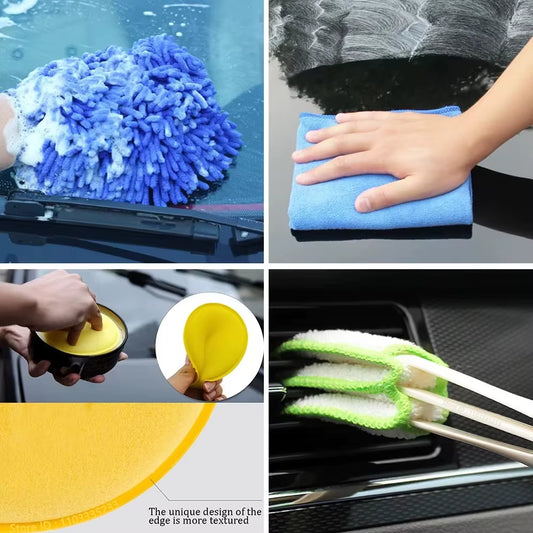 All-in-One Car Cleaning Kit – Polish, Shine & Detail Like a Pro