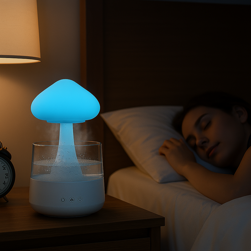 🍄 Rain Cloud Mushroom Diffuser – Aromatherapy + Chill Vibes in One Misty Dream ☁️✨